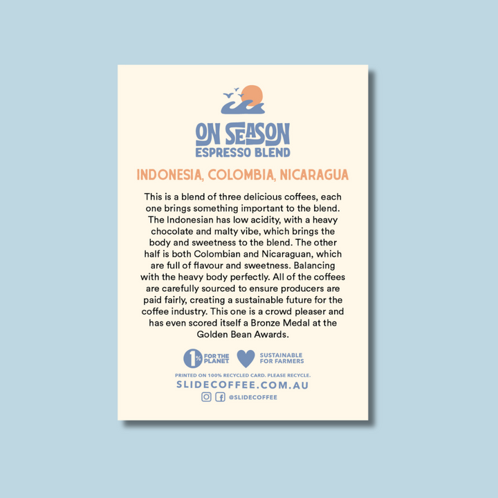 The On Season Espresso Blend
