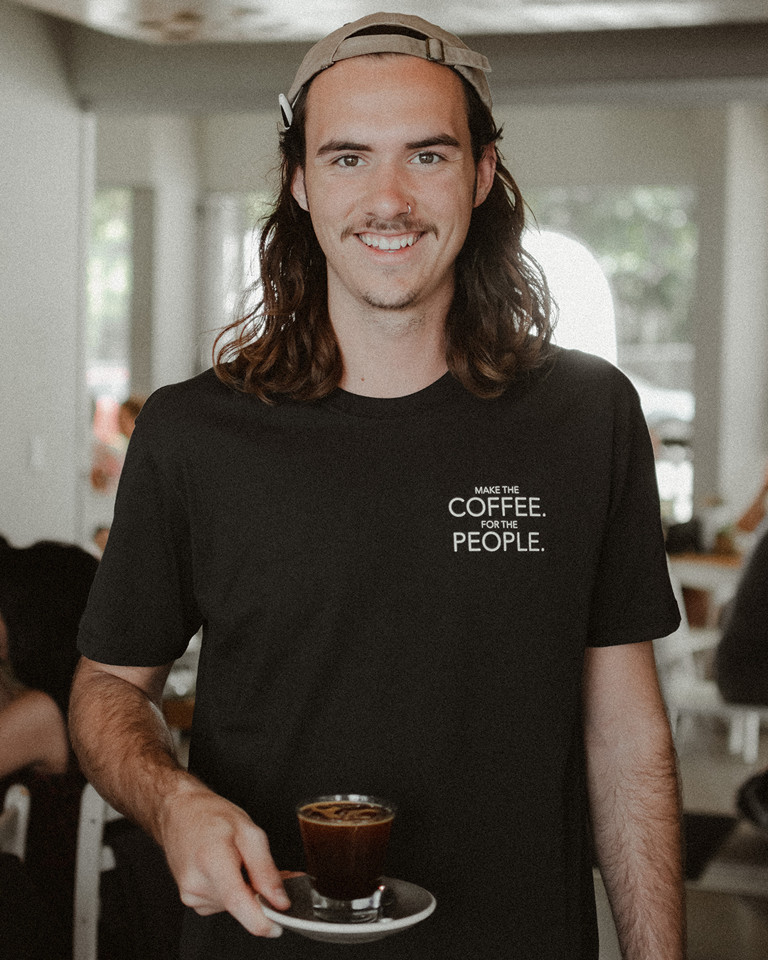 Coffee. People. Tee.